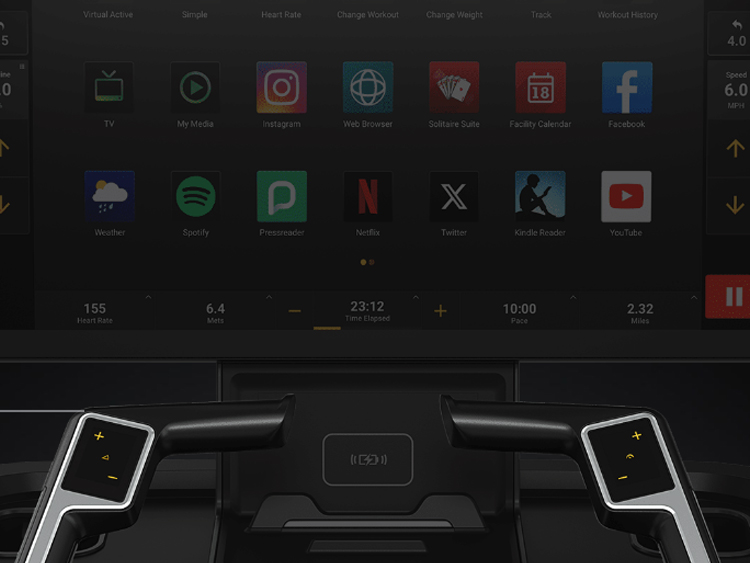 Горизонтальный велотренажер Matrix Onyx P1 RB 22