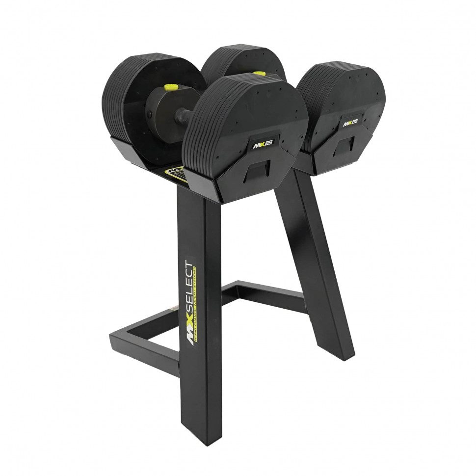 Гантели наборные First Degree Fitness MX Select MX-85, вес 5.6-38.6 кг, 2 шт без стойки