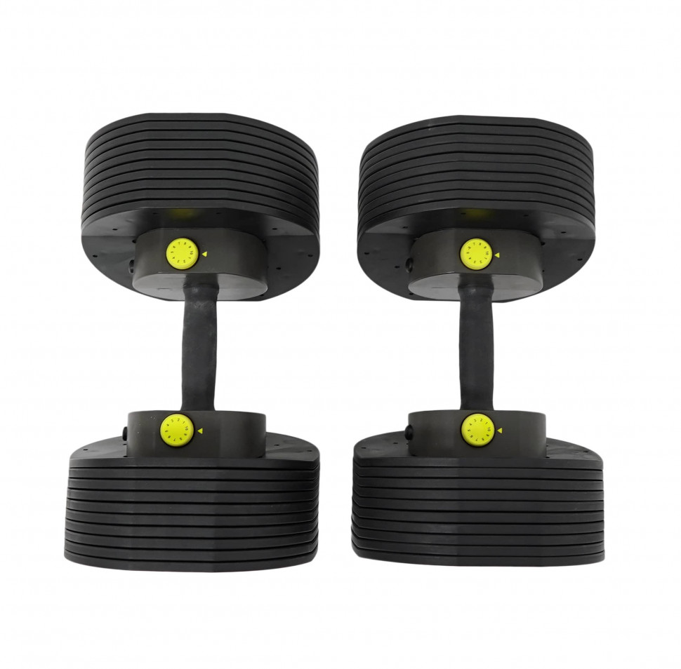 Гантели наборные First Degree Fitness MX Select MX-85, вес 5.6-38.6 кг, 2 шт без стойки