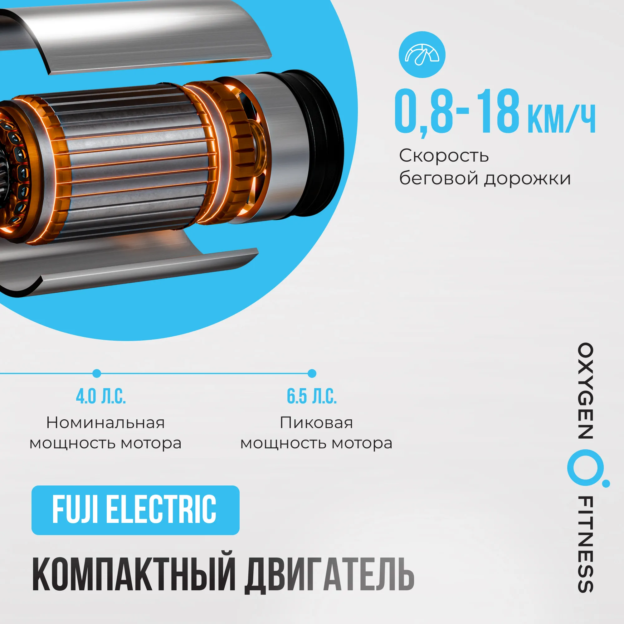 Беговая дорожка OXYGEN FITNESS PALLADIUM LCD PRO