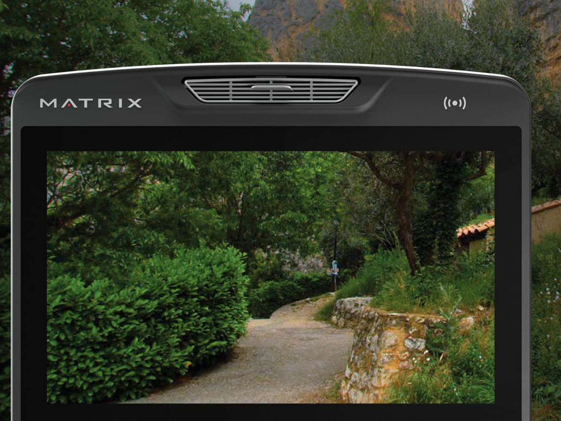 Горизонтальный велотренажер Matrix Onyx P1 RB 22