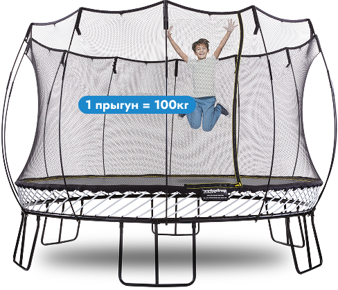 Батут Springfree квадратный S72
