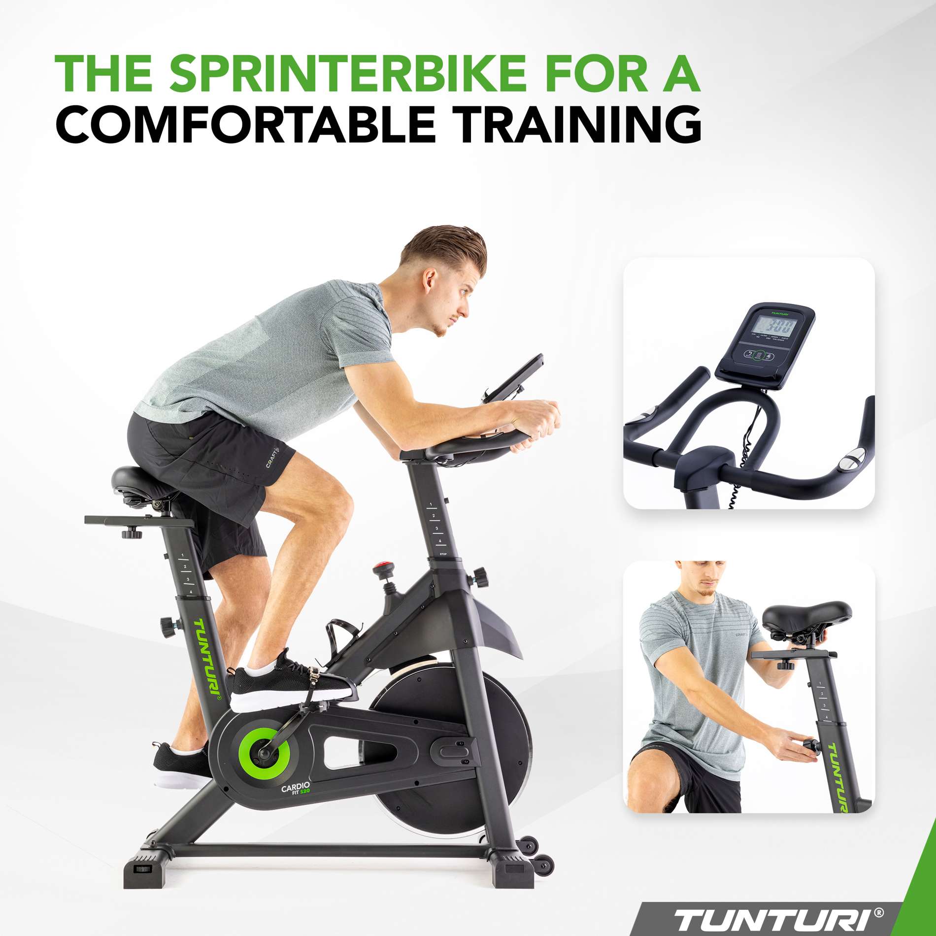Велотренажер Tunturi Cardio Fit S20 Sprinter Bike