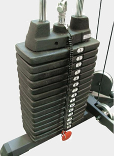 Весовой стек Body Solid SP150 для PHG1000 (15 шт.*10фнт./4.53 кг)