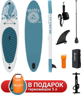 Сапборд Bradex SF 0800 Aqua 10’6, прогулочный