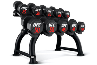 Гантельный ряд UFC 42-50 кг (5 пар), 460 кг